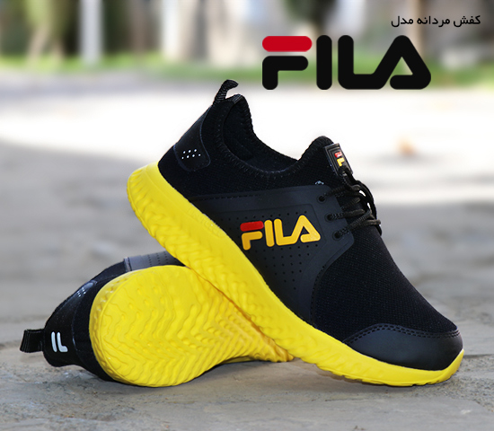 کفش مردانه مدل Fila (زرد)