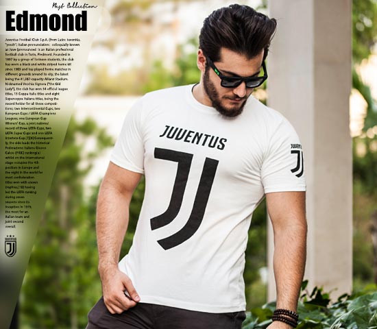 تیشرت Juventus مدل Edmond(سفید)